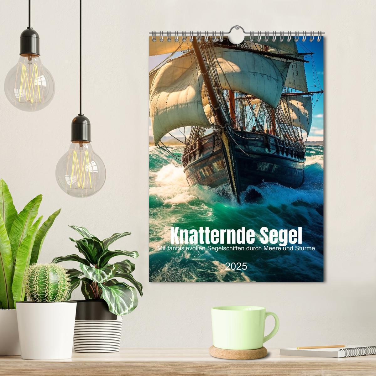 Bild: 9783435866823 | Knatternde Segel (Wandkalender 2025 DIN A4 hoch), CALVENDO...