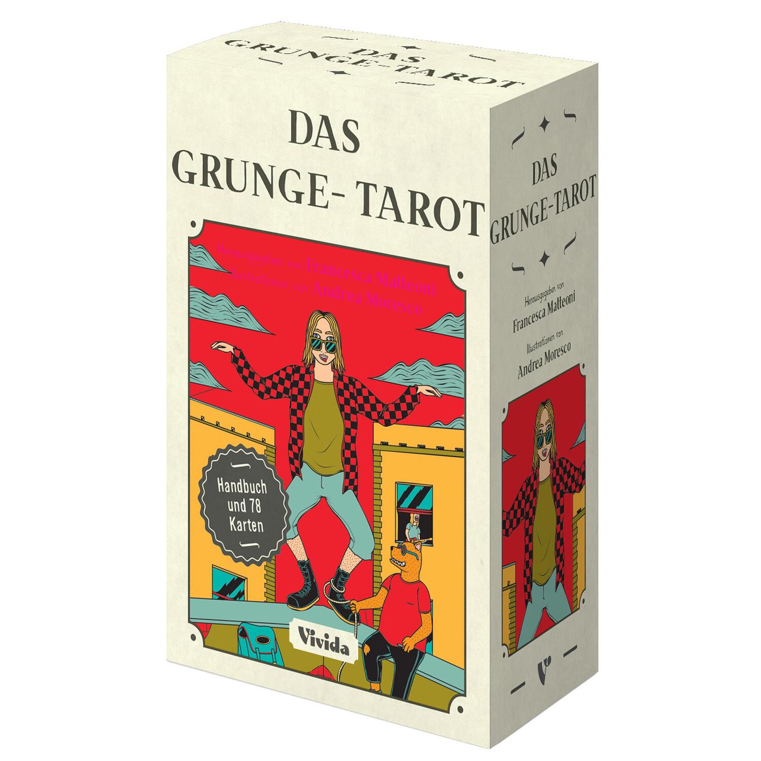 Cover: 9788863126143 | Das Grunge-Tarot | Handbuch und 78 Karten | Francesca Matteoni | Stück