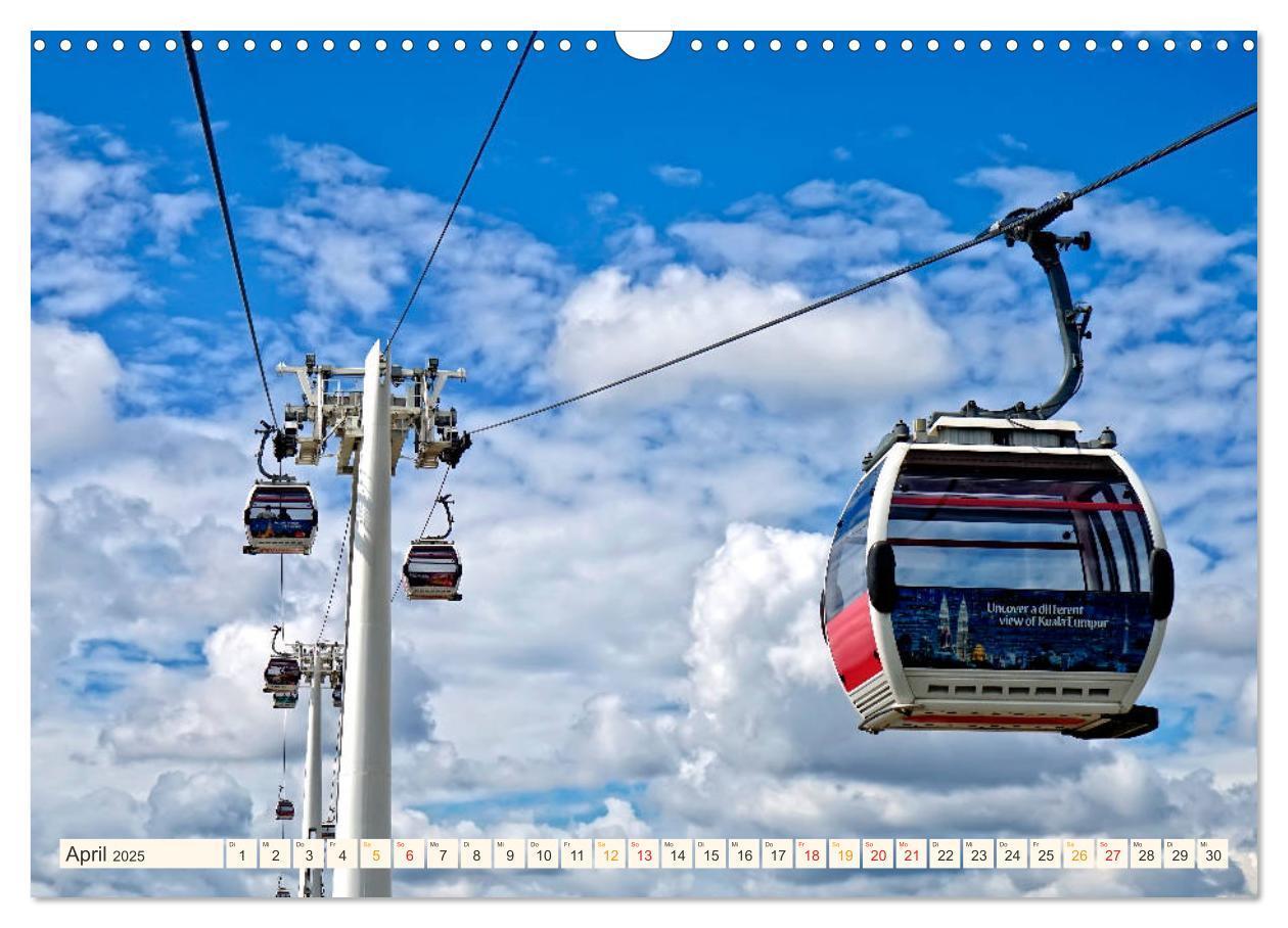 Bild: 9783435361397 | Abenteuer Seilbahn (Wandkalender 2025 DIN A3 quer), CALVENDO...