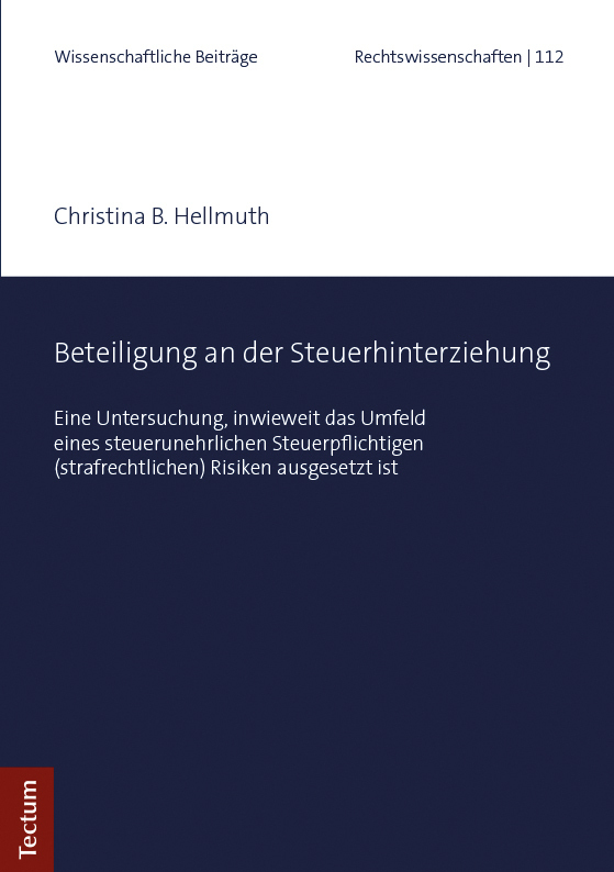 Cover: 9783828842632 | Beteiligung an der Steuerhinterziehung | Christina Hellmuth | Buch