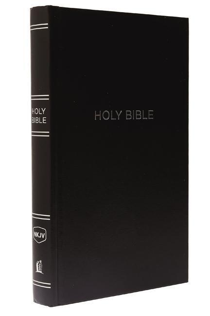 Cover: 9780785215929 | NKJV, Pew Bible, Hardcover, Black, Red Letter Edition | Thomas Nelson