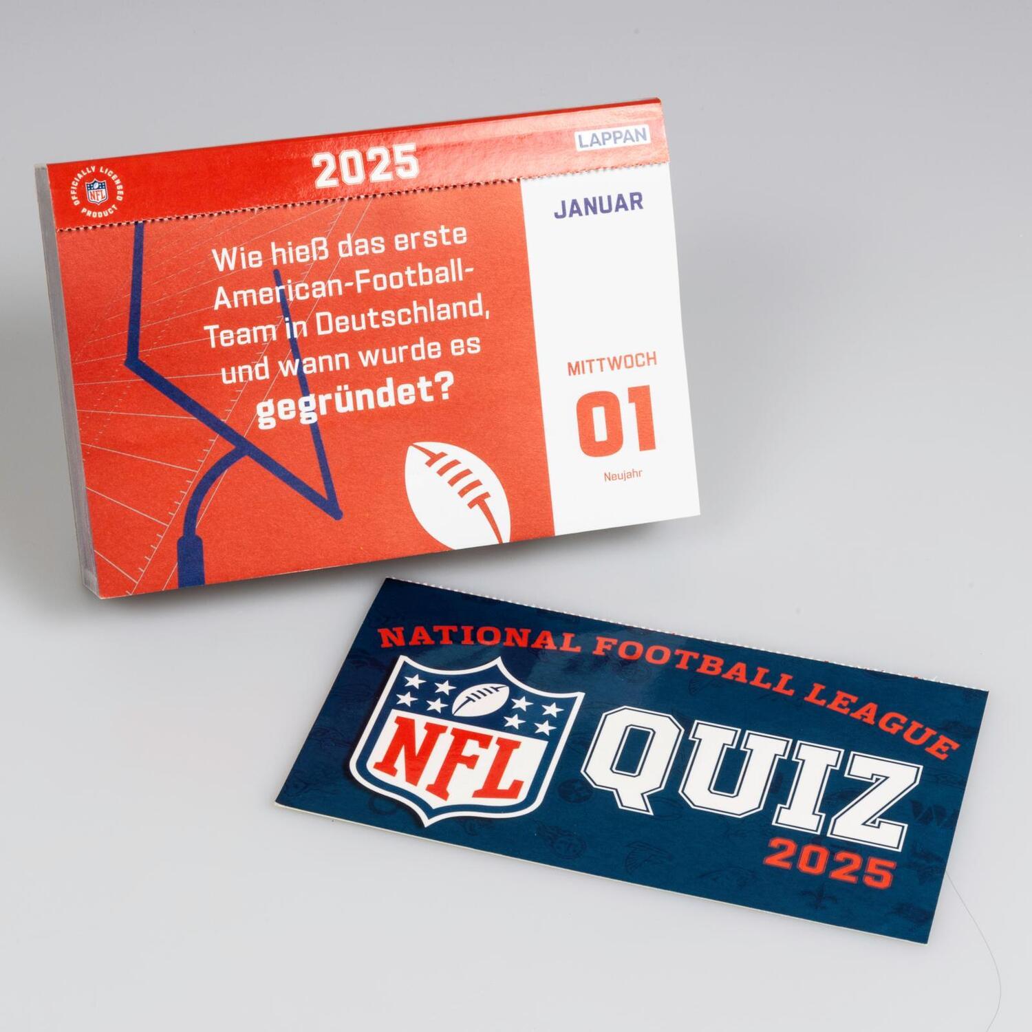 Bild: 9783830321347 | NFL Quiz Kalender - 2025 | Holger Weishaupt | Kalender | NFL | 640 S.