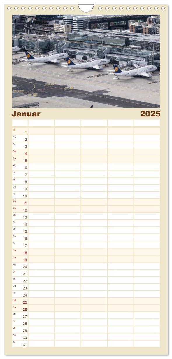 Bild: 9783457090169 | Familienplaner 2025 - Boeing 747 Kalender mit 5 Spalten...