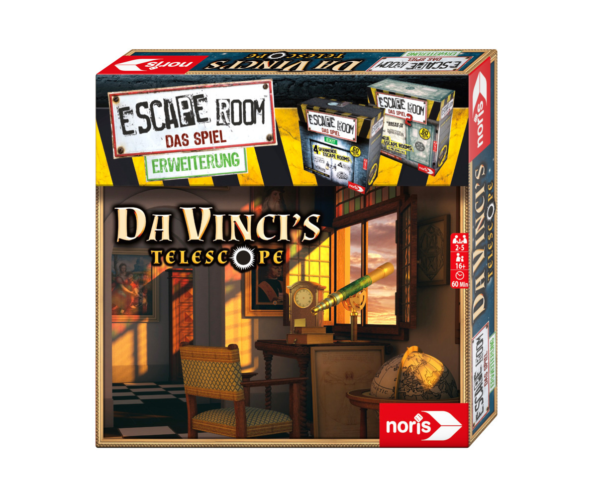 Cover: 4000826004158 | Escape Room Da Vinci's Telescope | Noris | Spiel | Escape Room | 2021