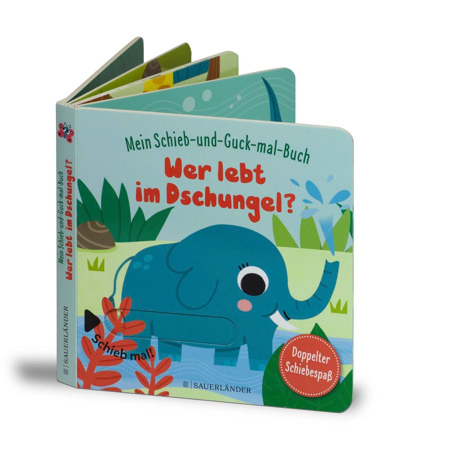 Bild: 9783737358187 | Mein Schieb &amp; Guck-mal-Buch: Wer lebt im Dschungel? | Stephanie Menge