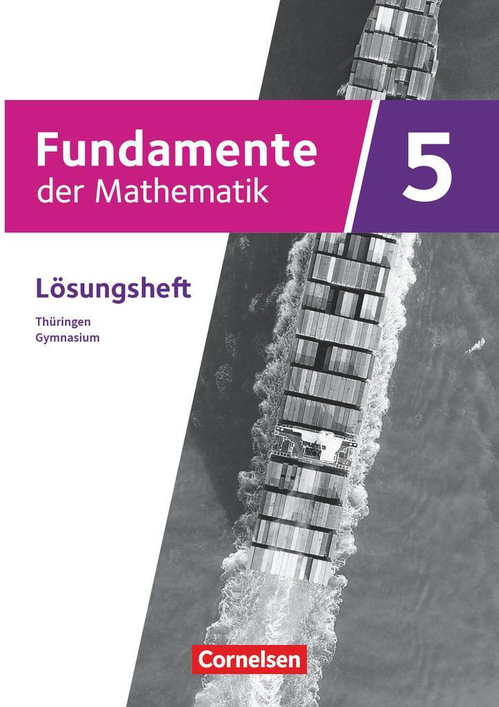 Cover: 9783060029471 | Fundamente der Mathematik 5. Schuljahr - Thüringen - Lösungen zum...