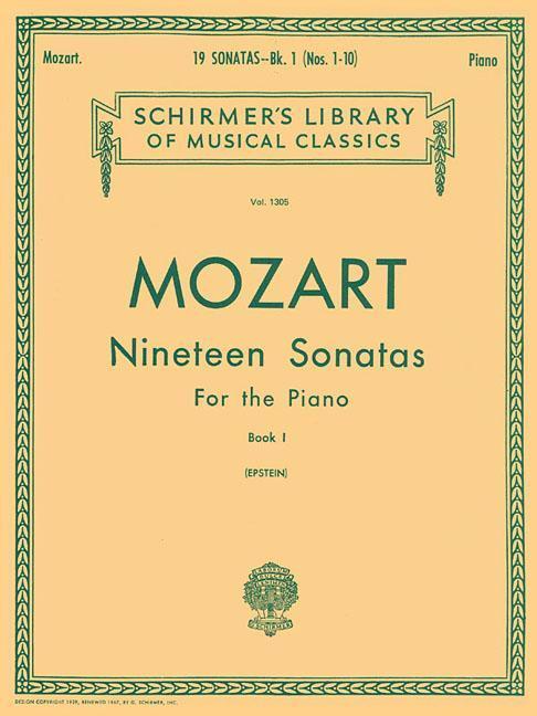 Cover: 9780634069543 | 19 Sonatas - Book 1: English/Spanish Schirmer Library of Classics...