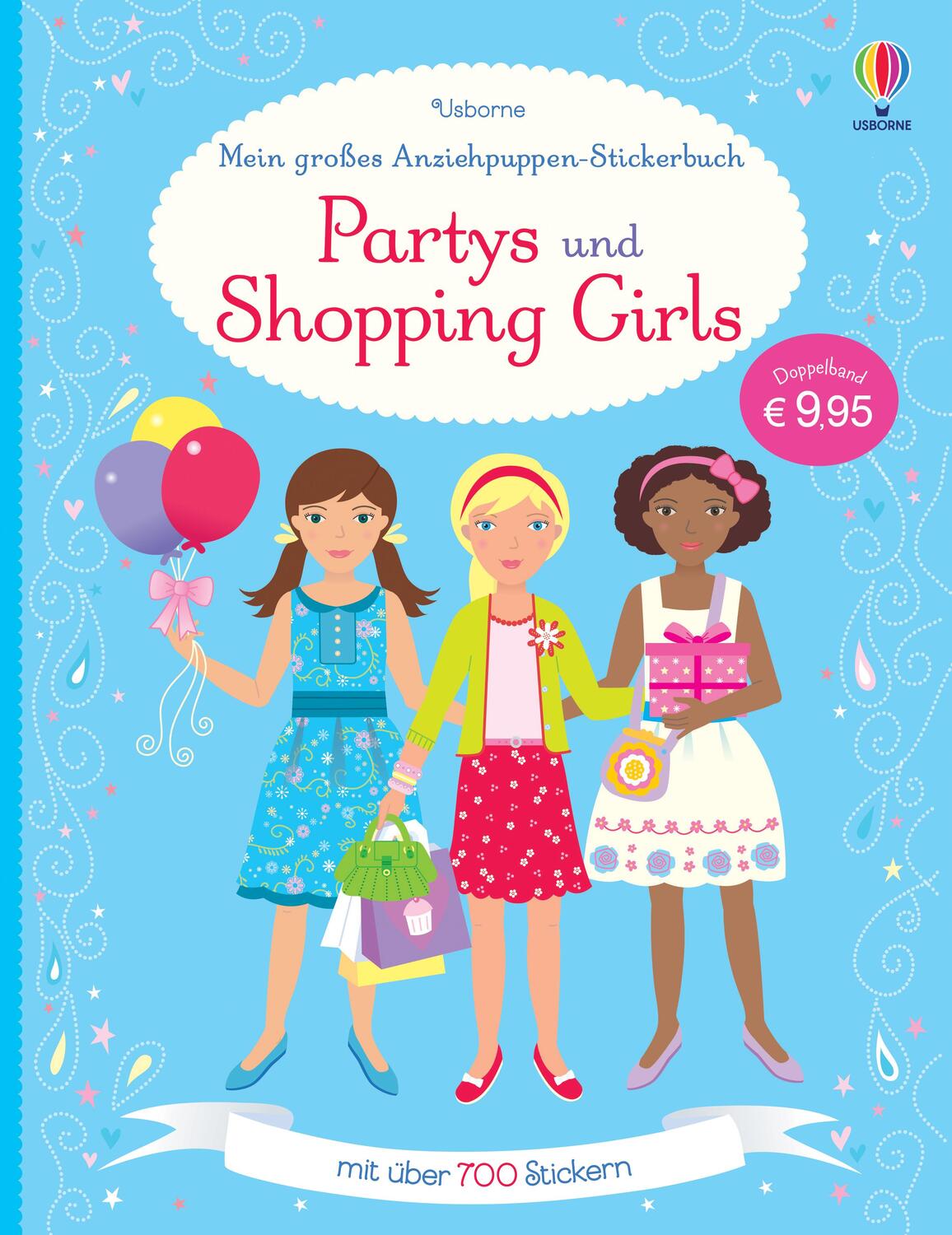 Cover: 9781782326908 | Mein großes Anziehpuppen-Stickerbuch: Partys und Shopping Girls | Watt