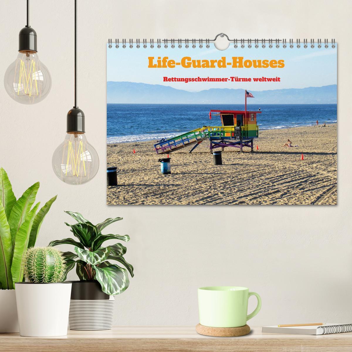 Bild: 9783383852701 | Life-Guard-Houses (Wandkalender 2025 DIN A4 quer), CALVENDO...