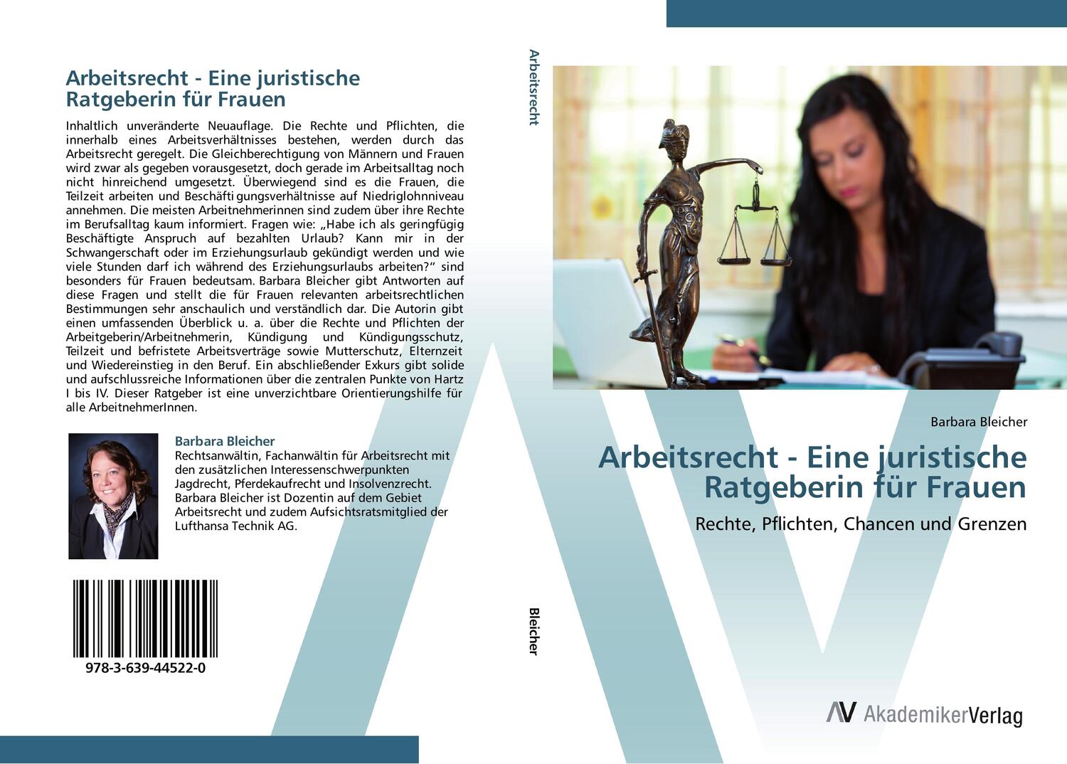 Cover: 9783639445220 | Arbeitsrecht - Eine juristische Ratgeberin für Frauen | Bleicher