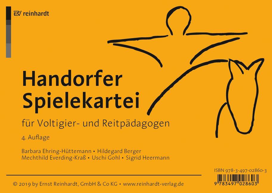 Cover: 9783497028603 | Handorfer Spielekartei für Voltigier- und Reitpädagogen | Box | 2019