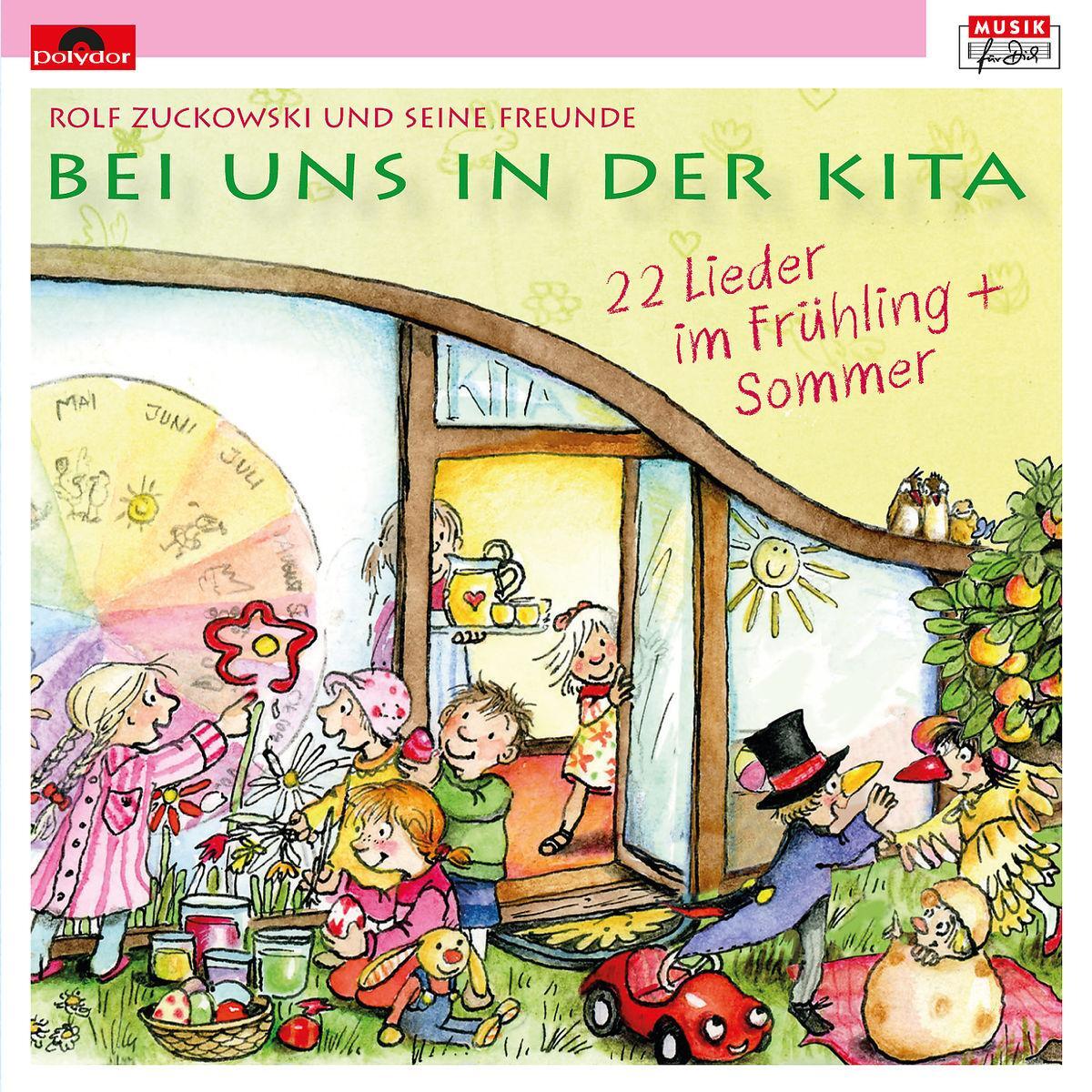 Cover: 602547718112 | Bei uns in der Kita - 22 Lieder Frühling & Sommer | Rolf Zuckowski