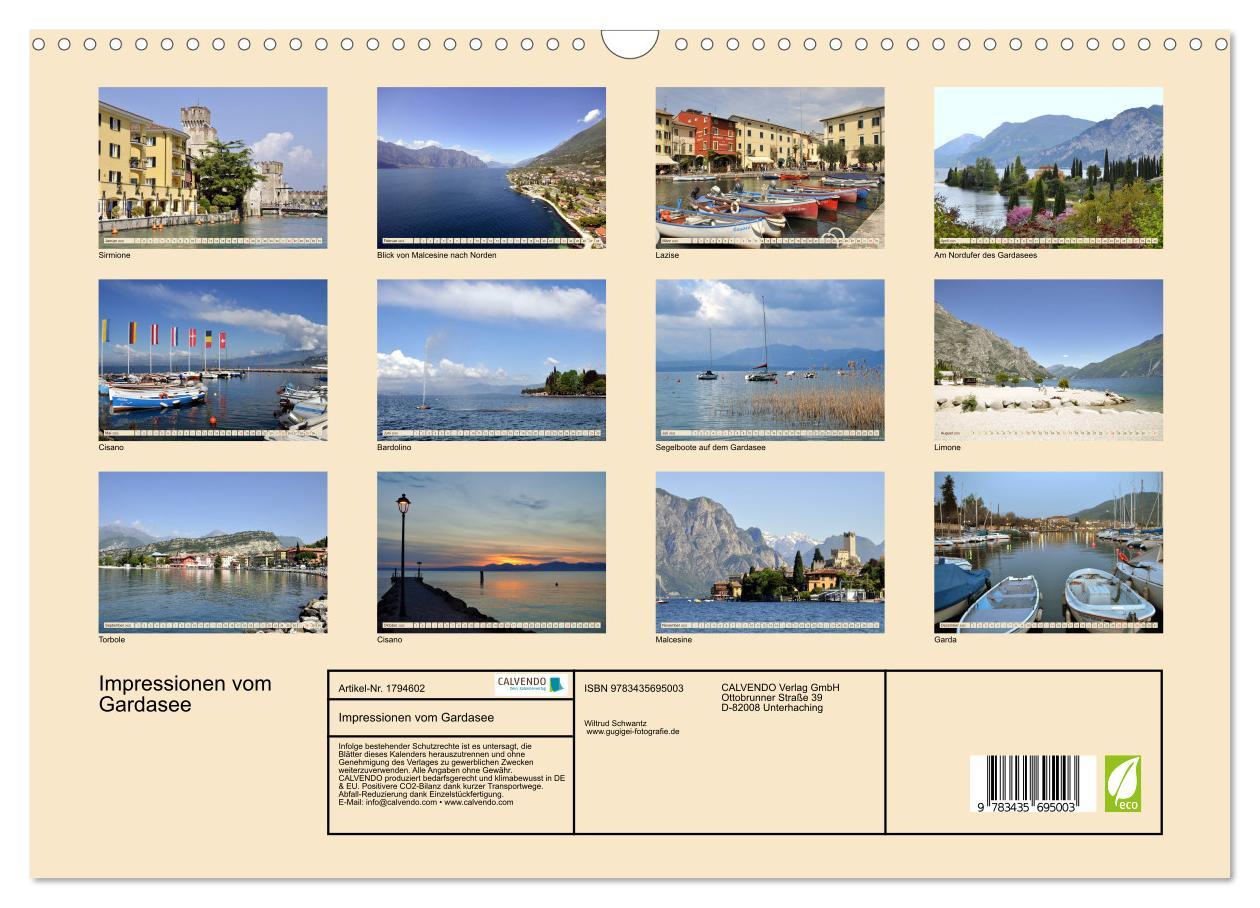 Bild: 9783435695003 | Impressionen vom Gardasee (Wandkalender 2025 DIN A3 quer), CALVENDO...