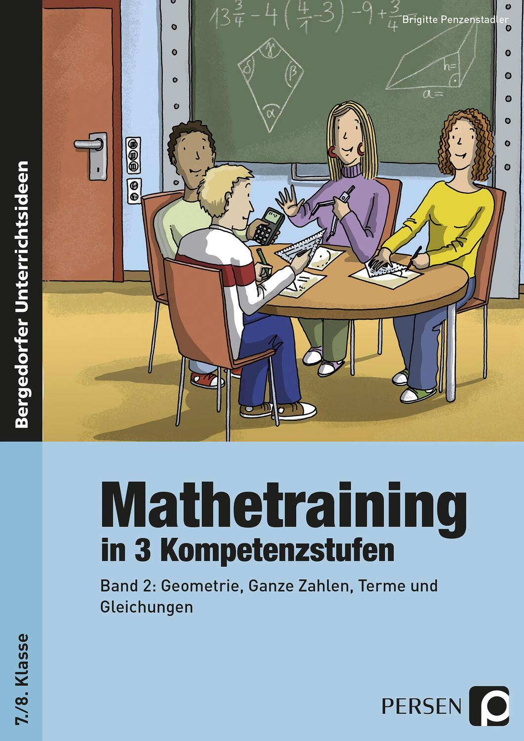Cover: 9783403233251 | Mathetraining in 3 Kompetenzstufen - 7./8. Klasse | Penzenstadler