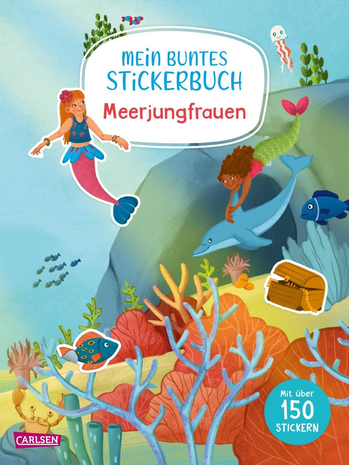 Cover: 9783551191762 | Mein buntes Stickerbuch: Meerjungfrauen | Laura Leintz | Broschüre