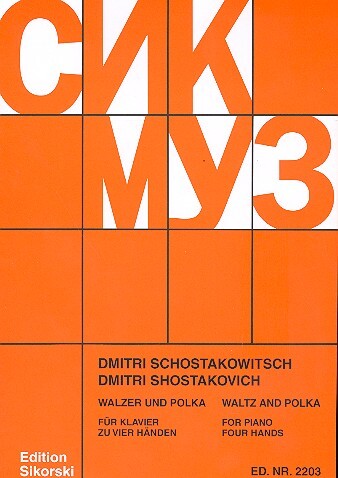 Cover: 9790003025049 | Waltz And Polka | Dimitri Shostakovich | Buch | 2001