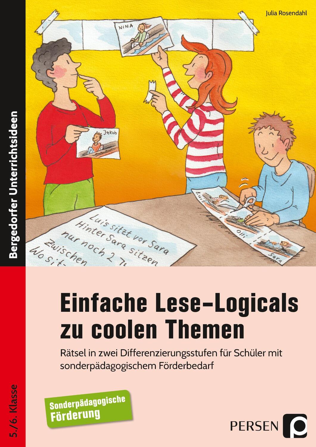 Cover: 9783403204244 | Einfache Lese-Logicals zu coolen Themen | Julia Rosendahl | Buch