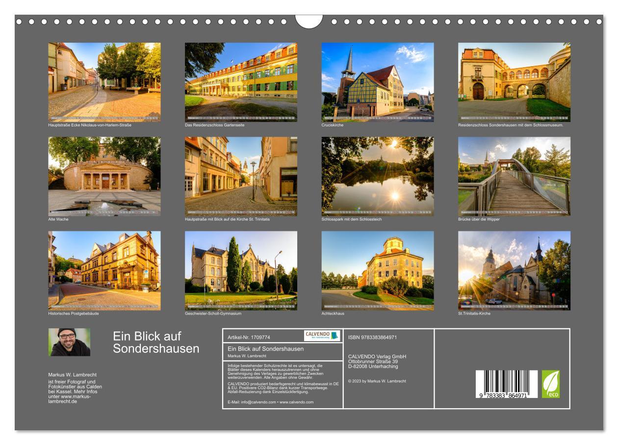 Bild: 9783383864971 | Ein Blick auf Sondershausen (Wandkalender 2025 DIN A3 quer),...