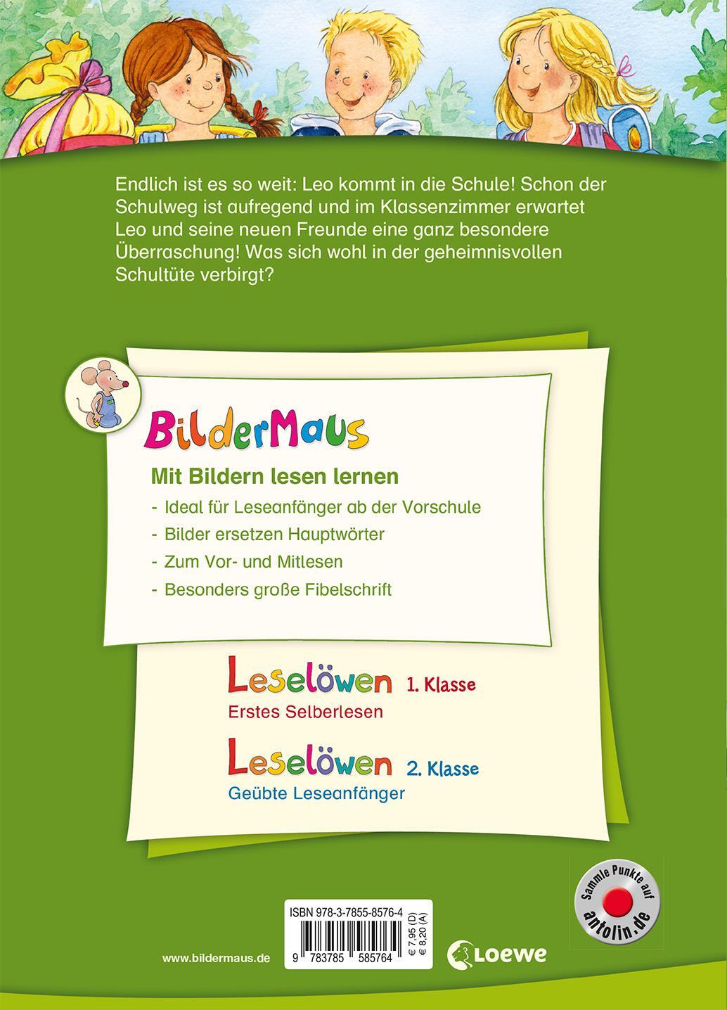Rückseite: 9783785585764 | Bildermaus - Der beste erste Schultag | Ann-Katrin Heger | Buch | 2018