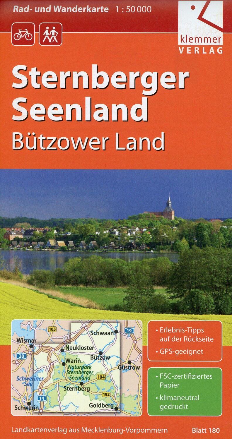 Cover: 9783940175137 | Rad- und Wanderkarte Sternberger Seenland 1 : 50 000 | Klaus Klemmer