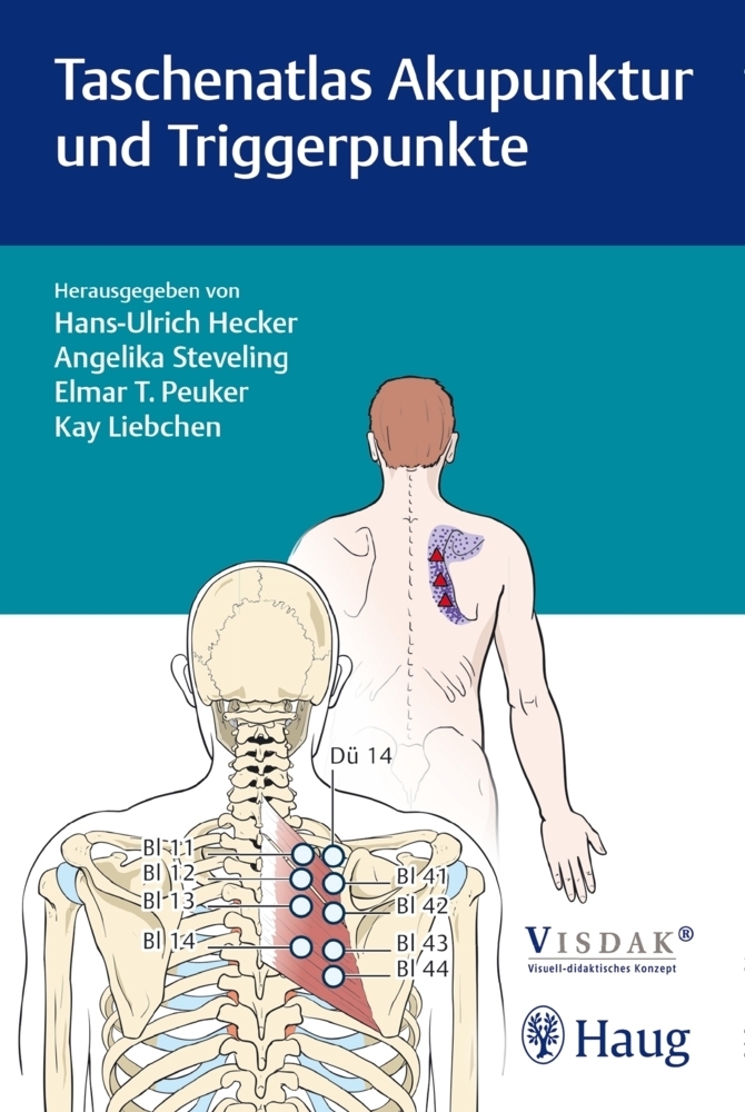 Cover: 9783830478416 | Taschenatlas Akupunktur und Triggerpunkte | Hans U. Hecker (u. a.)
