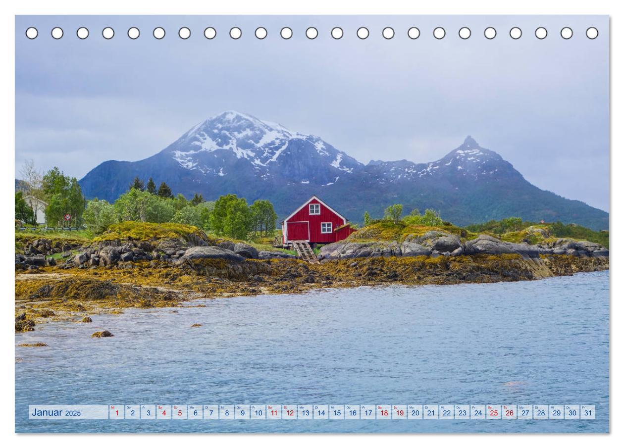 Bild: 9783435411887 | Die Lofoten - Eine Bilder-Reise (Tischkalender 2025 DIN A5 quer),...