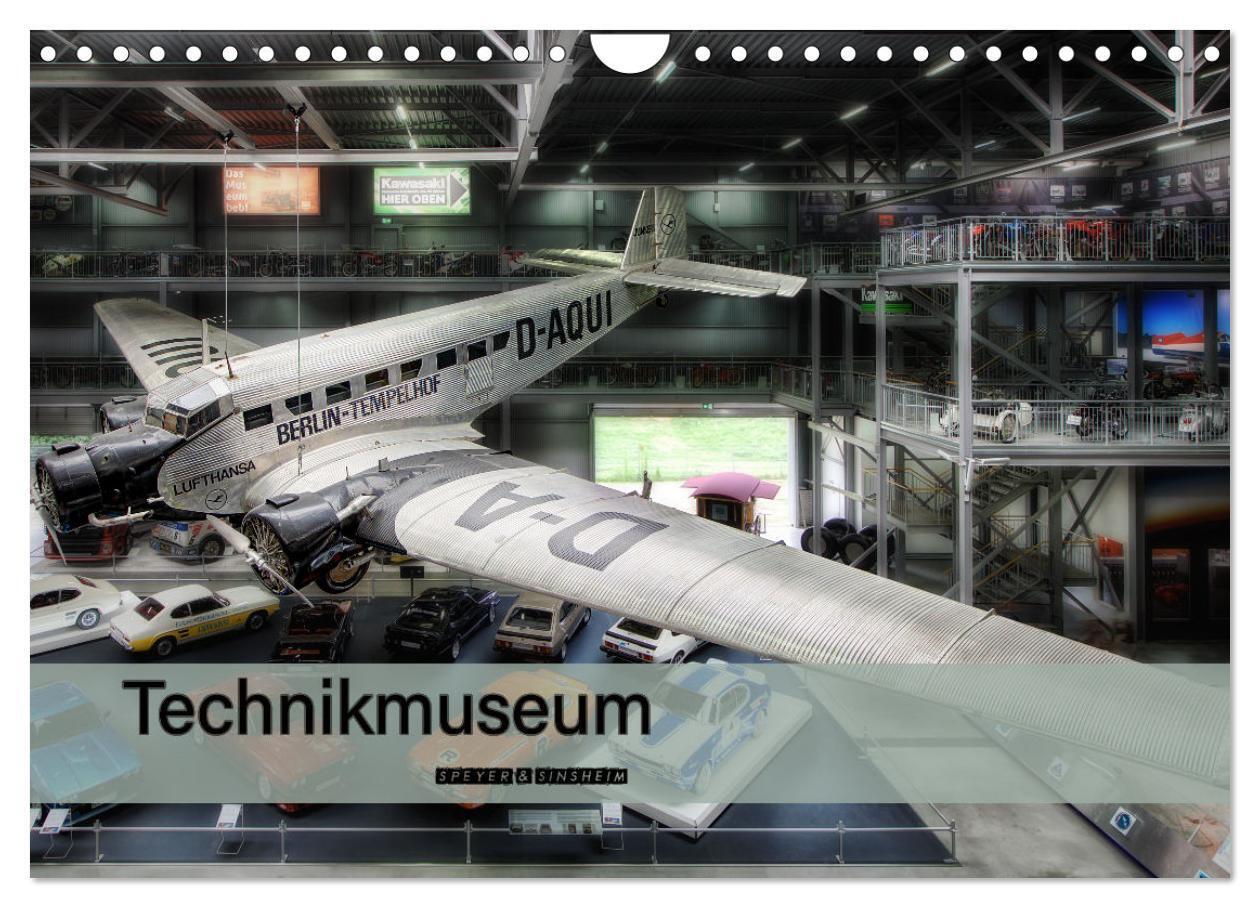 Cover: 9783675934078 | Technikmuseum Speyer &amp; Sinsheim (Wandkalender 2024 DIN A4 quer),...