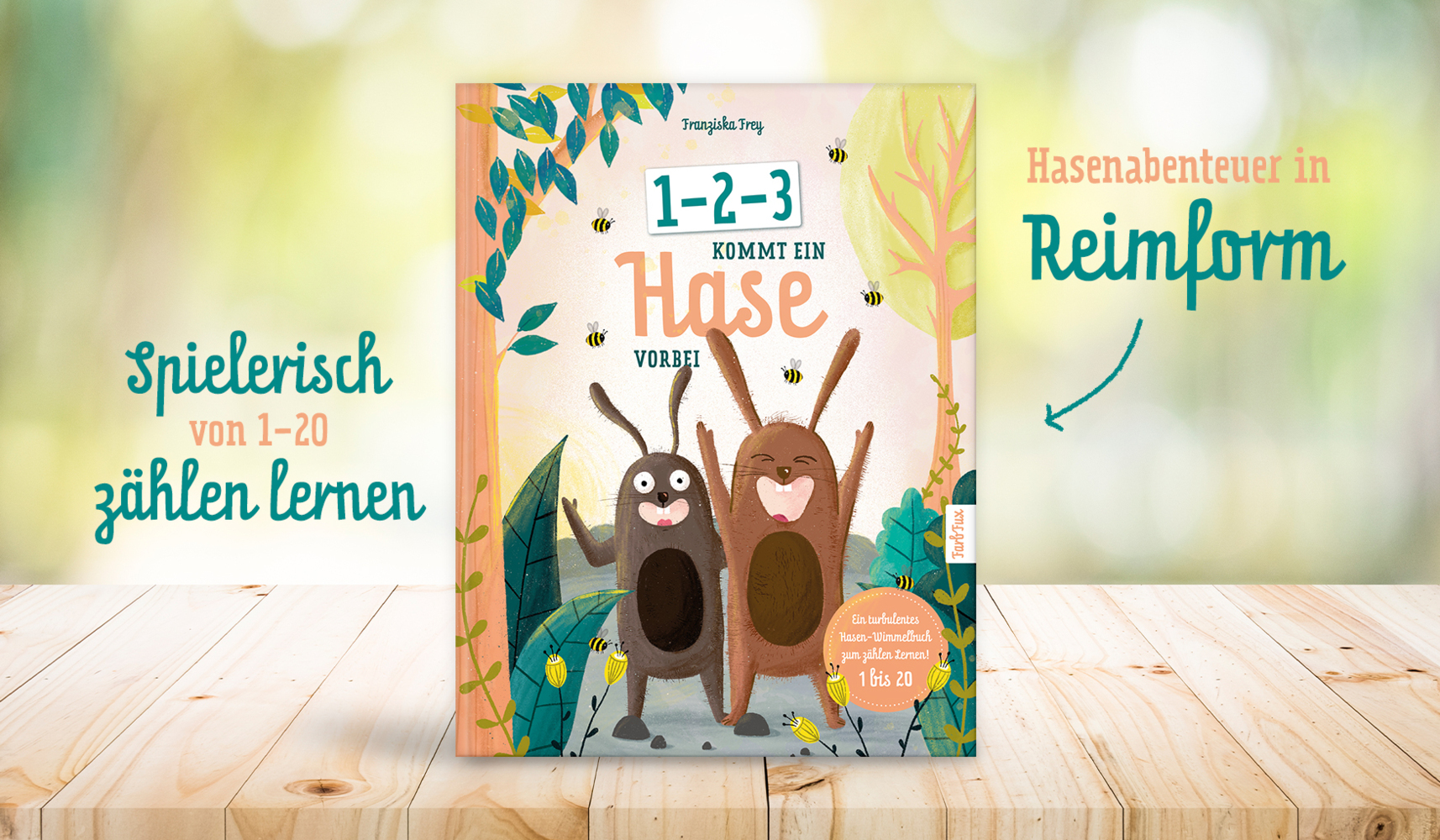 Bild: 9783969667446 | 1-2-3 kommt ein Hase vorbei | Franziska Frey | Buch | 44 S. | Deutsch