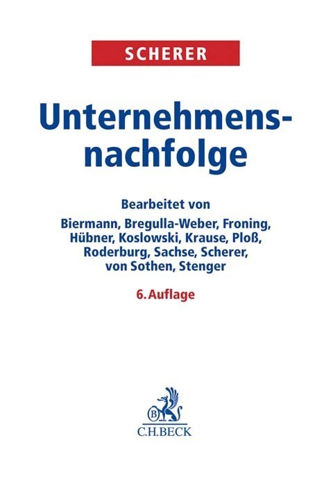 Cover: 9783406671005 | Unternehmensnachfolge | Stephan Scherer | Buch | XXXV | Deutsch | 2019