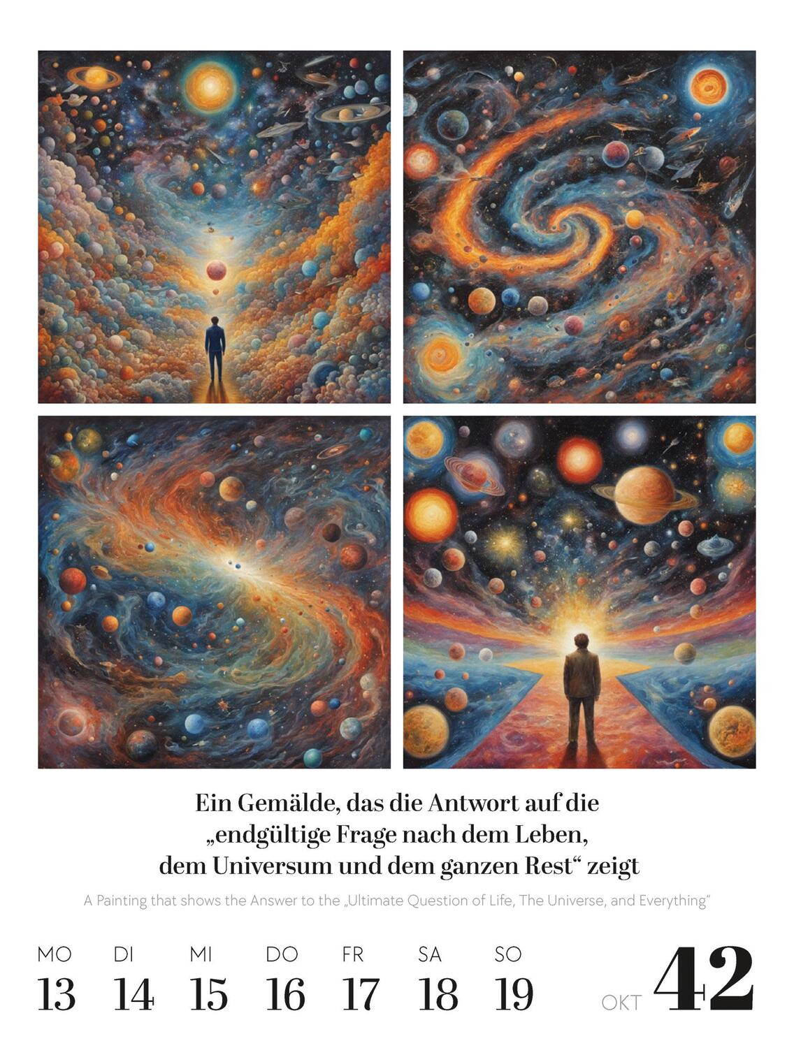 Bild: 9783838435282 | K.I. - Künstlerische Intelligenz - Wochenplaner Kalender 2025 | 56 S.