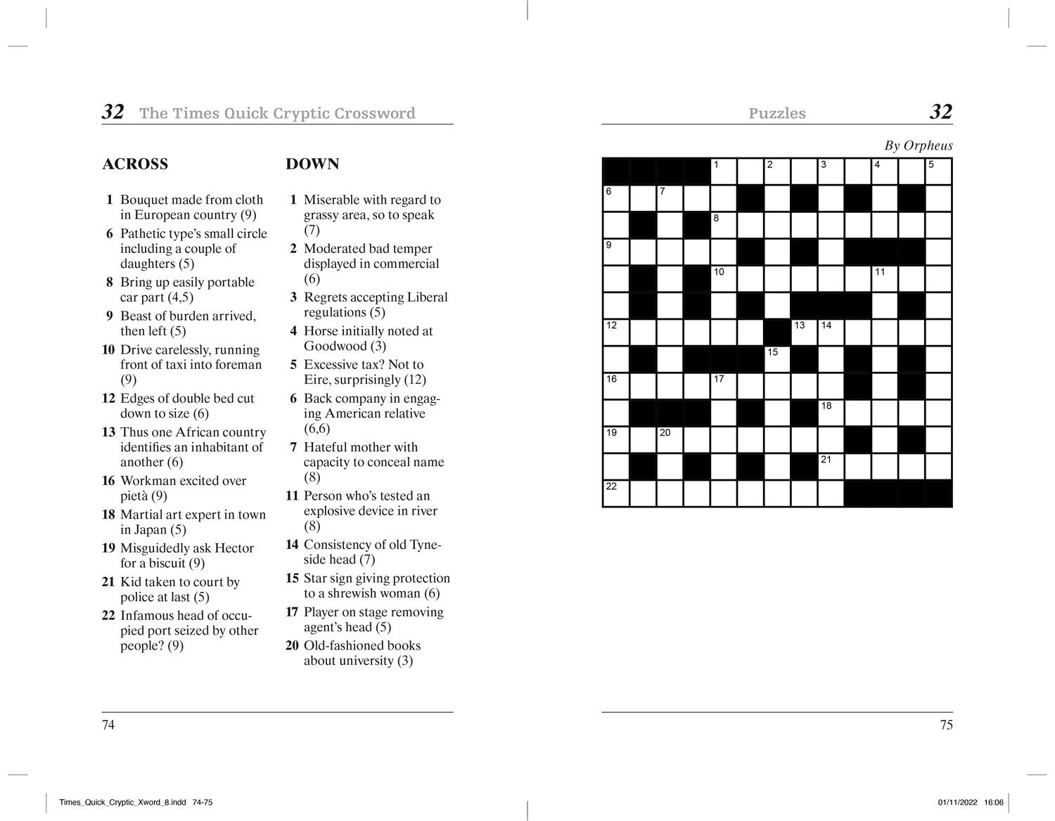 Bild: 9780008537982 | The Times Quick Cryptic Crossword Book 8 | Richard Rogan (u. a.)