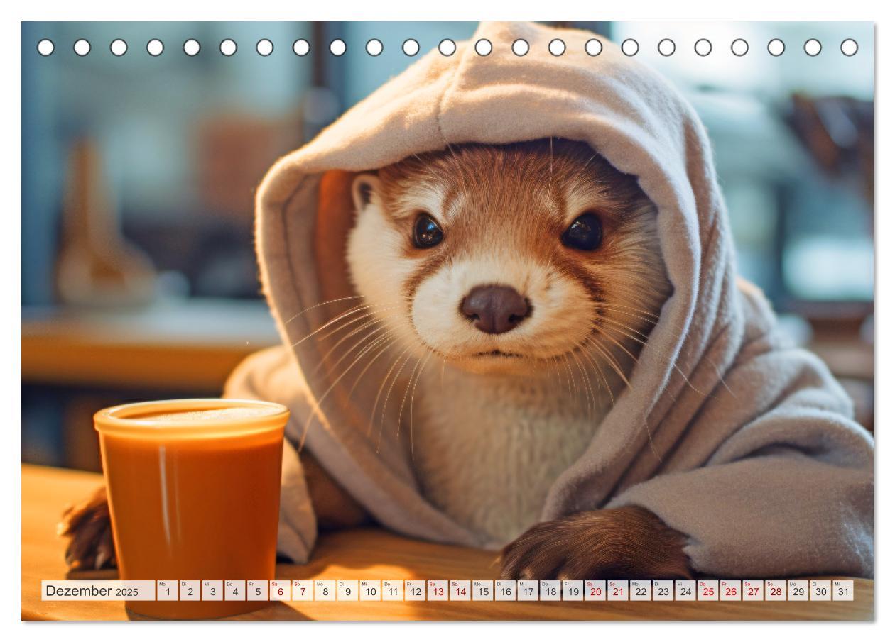 Bild: 9783383892721 | Otter bei der Arbeit (Tischkalender 2025 DIN A5 quer), CALVENDO...