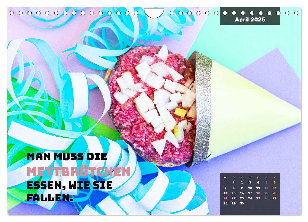 Bild: 9783435039470 | Mettkalender - Spread some more Mett (Wandkalender 2025 DIN A4...