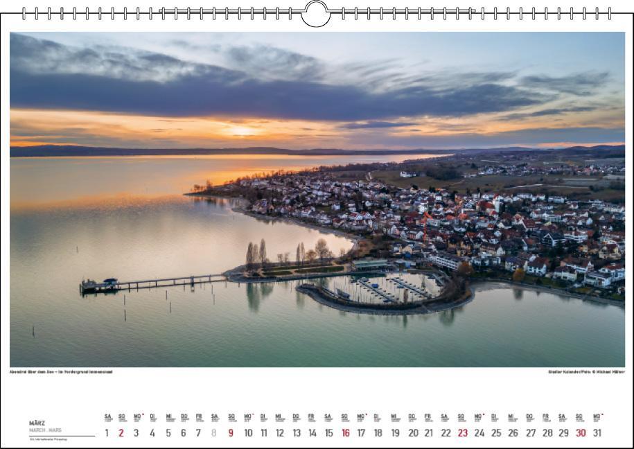 Bild: 9783861924050 | Grenzenlos Bodensee 2025 | Der Bodensee aus der Luft | Kalender | XIII