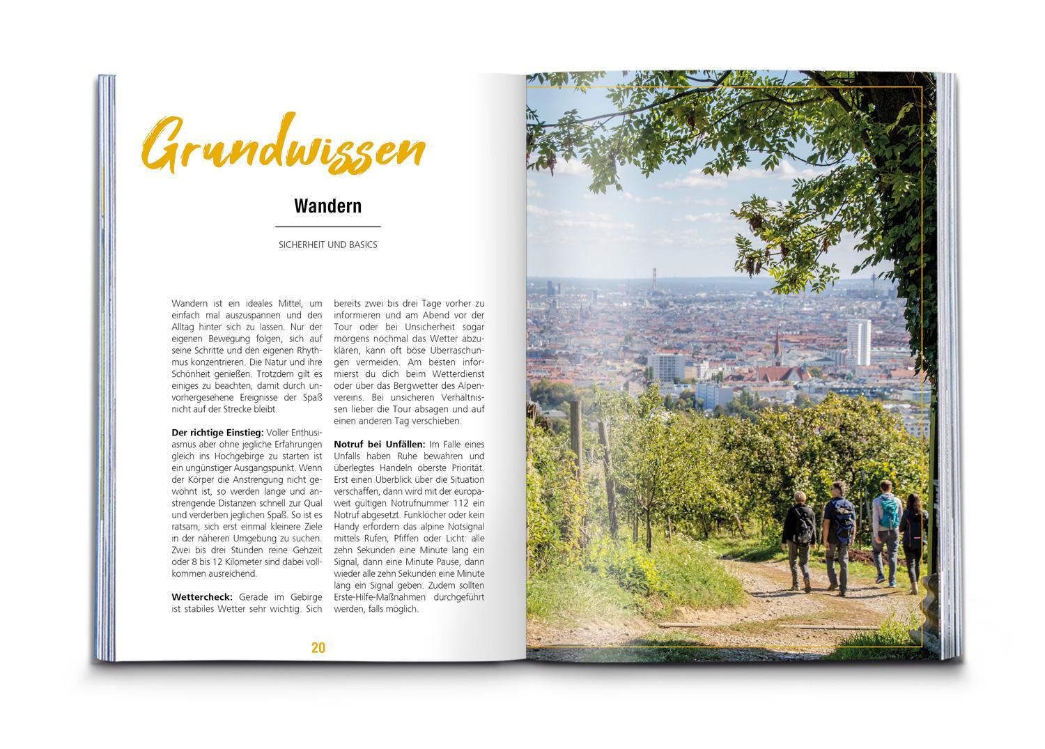 Bild: 9783991213673 | KOMPASS Endlich Feierabend - Wien | 44 entspannte Wandertouren | Buch