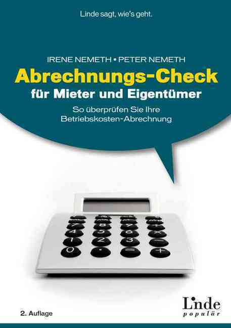 Cover: 9783709306482 | Abrechnungs-Check für Mieter und Eigentümer | Irene Nemeth (u. a.)