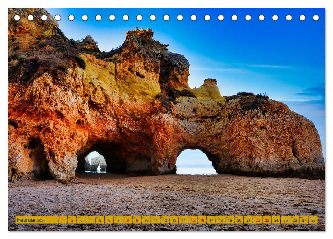 Bild: 9783383868931 | Algarve pur (Tischkalender 2025 DIN A5 quer), CALVENDO Monatskalender