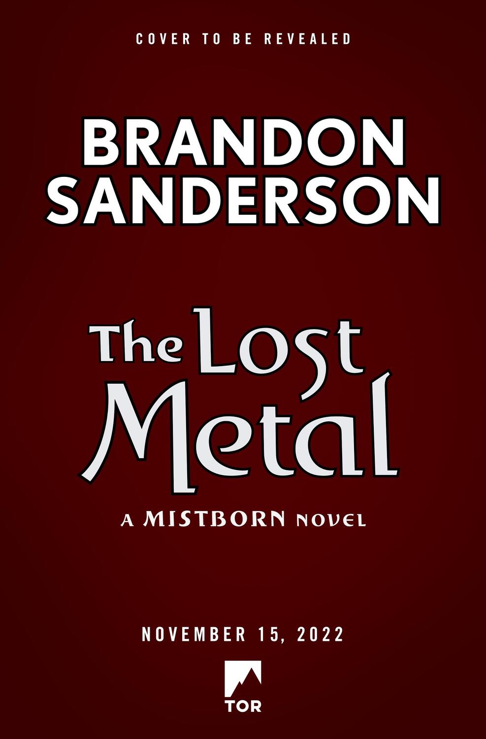 Cover: 9781250880963 | The Lost Metal | A Mistborn Novel | Brandon Sanderson | Taschenbuch