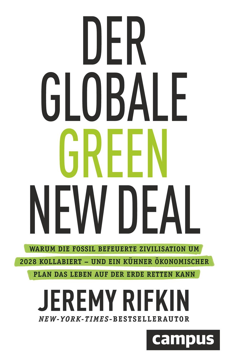 Der globale Green New Deal - Rifkin, Jeremy