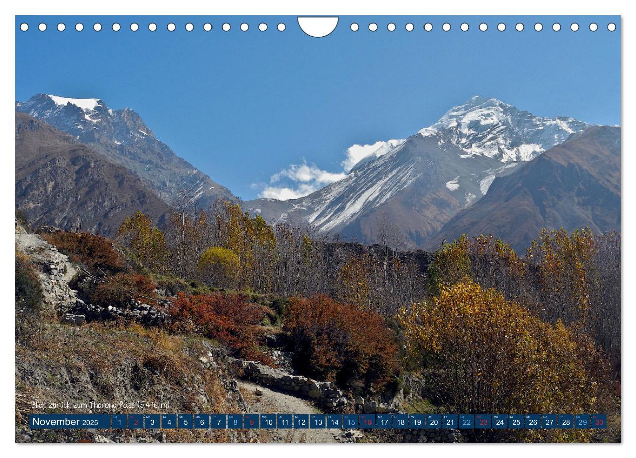 Bild: 9783435038077 | Der Annapurna Trek (Wandkalender 2025 DIN A4 quer), CALVENDO...