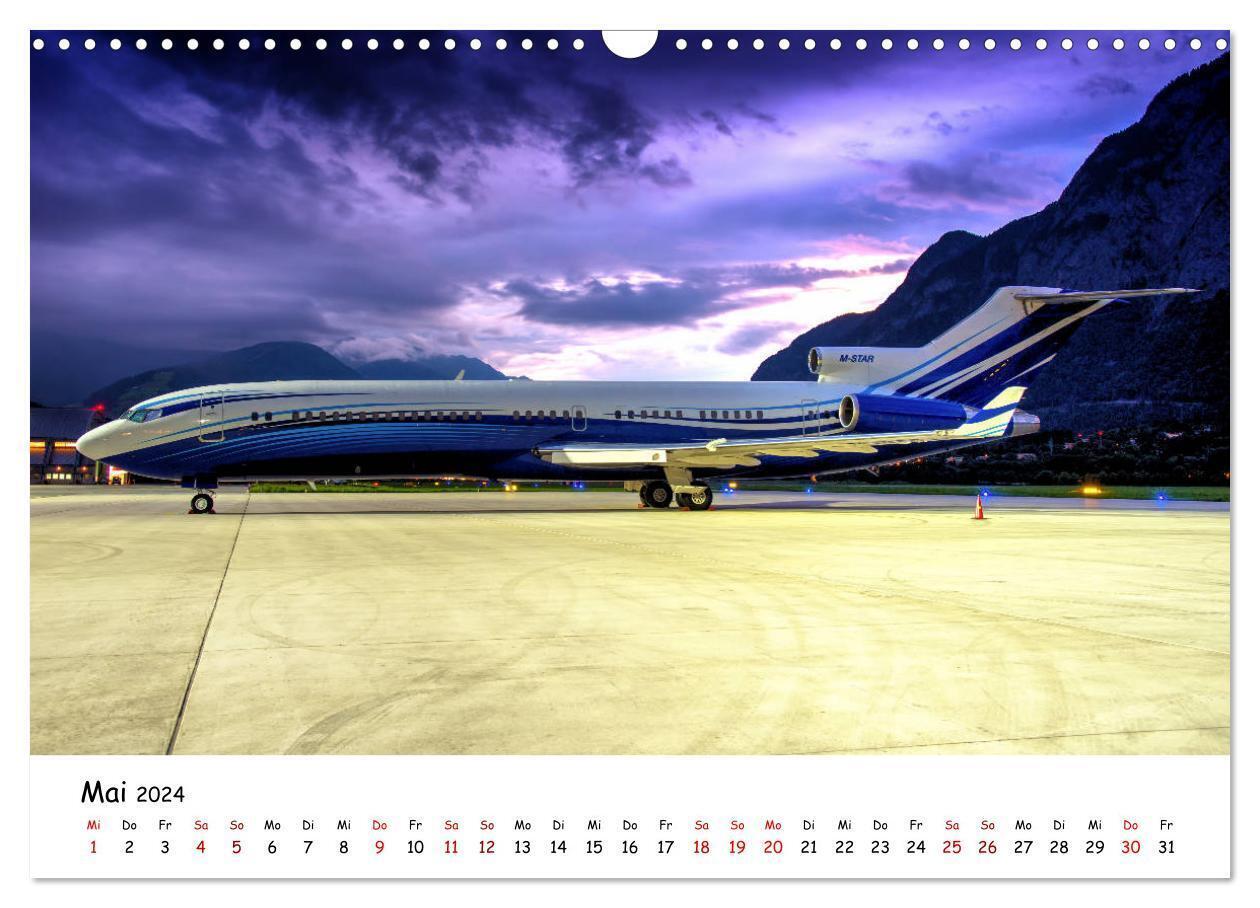 Bild: 9783675633612 | Flugzeuge in beeindruckender Kulisse (Wandkalender 2024 DIN A3...