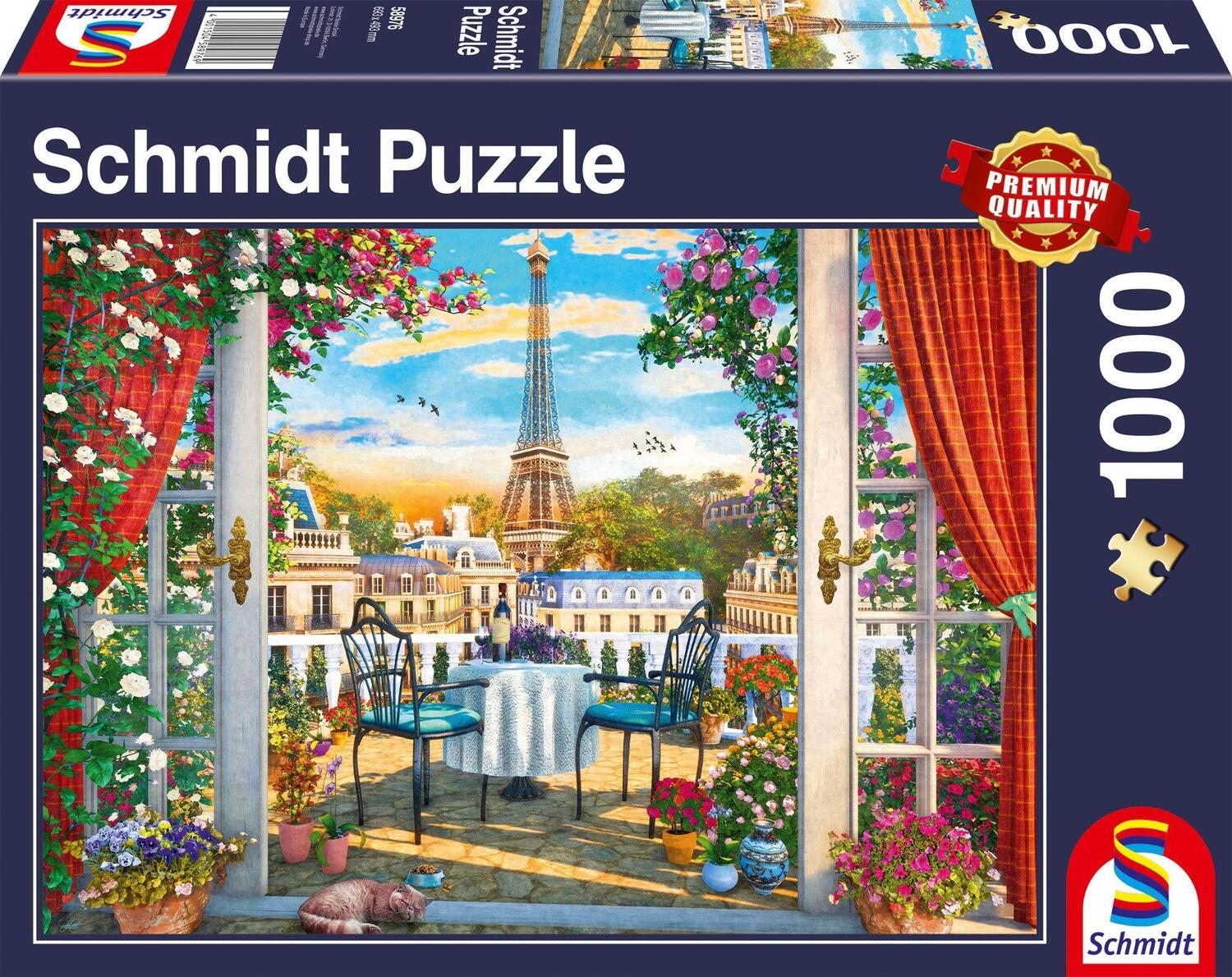 Cover: 4001504589769 | Terrasse in Paris. 1.000 Teile | Erwachsenenpuzzle | Spiel | Deutsch
