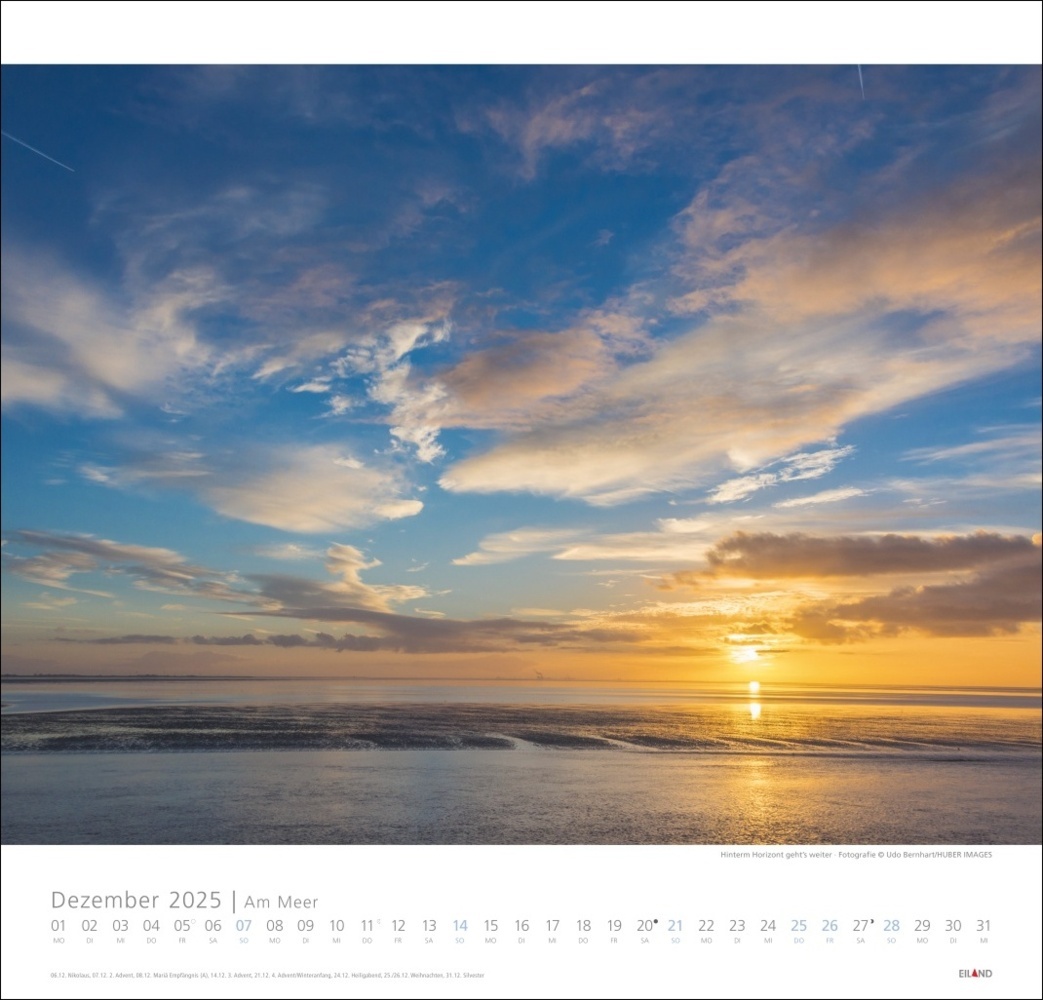 Bild: 9783964023094 | Am Meer Edition Kalender 2025 - Sand, Wind und Wellen | Kalender