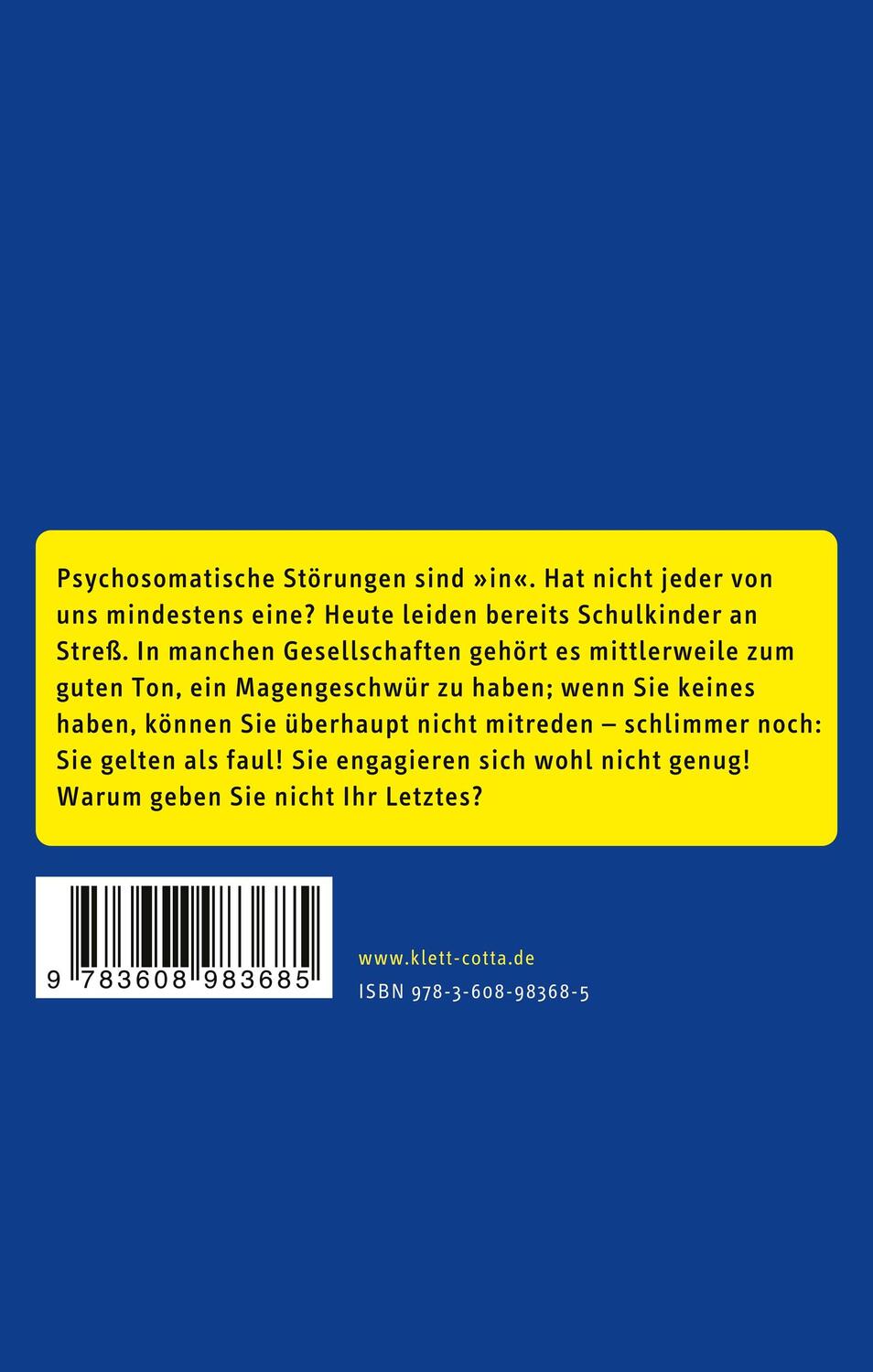 Rückseite: 9783608983685 | Schwarz ärgern - aber richtig | Rainer Sachse | Taschenbuch | 138 S.