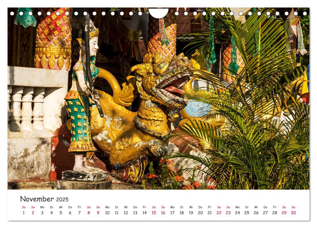 Bild: 9783435140213 | Laos - Im Herzen Indochinas (Wandkalender 2025 DIN A4 quer),...