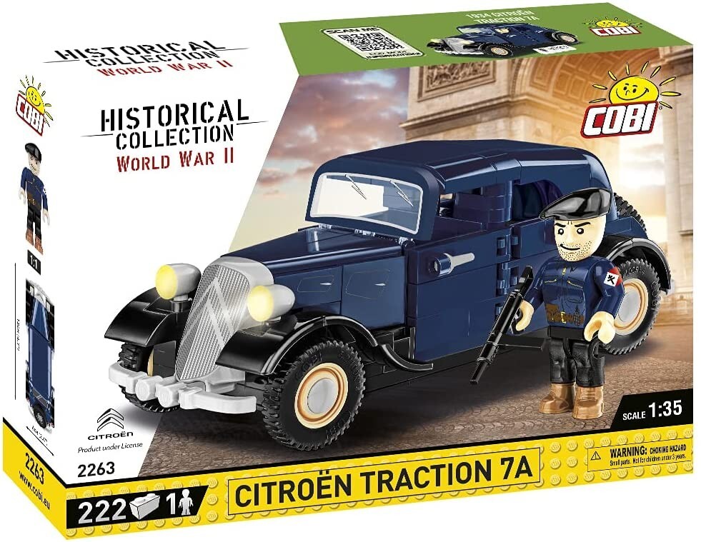 Cover: 5902251022631 | COBI 2263 - Historical Collection, Citroen Traction 7A, Bauset | 2263