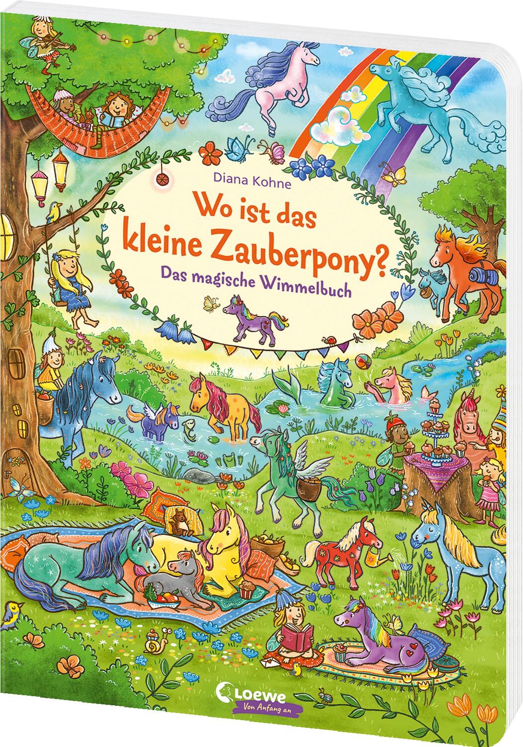 Cover: 9783743214842 | Wo ist das kleine Zauberpony? | Loewe Wimmelbücher (u. a.) | Buch