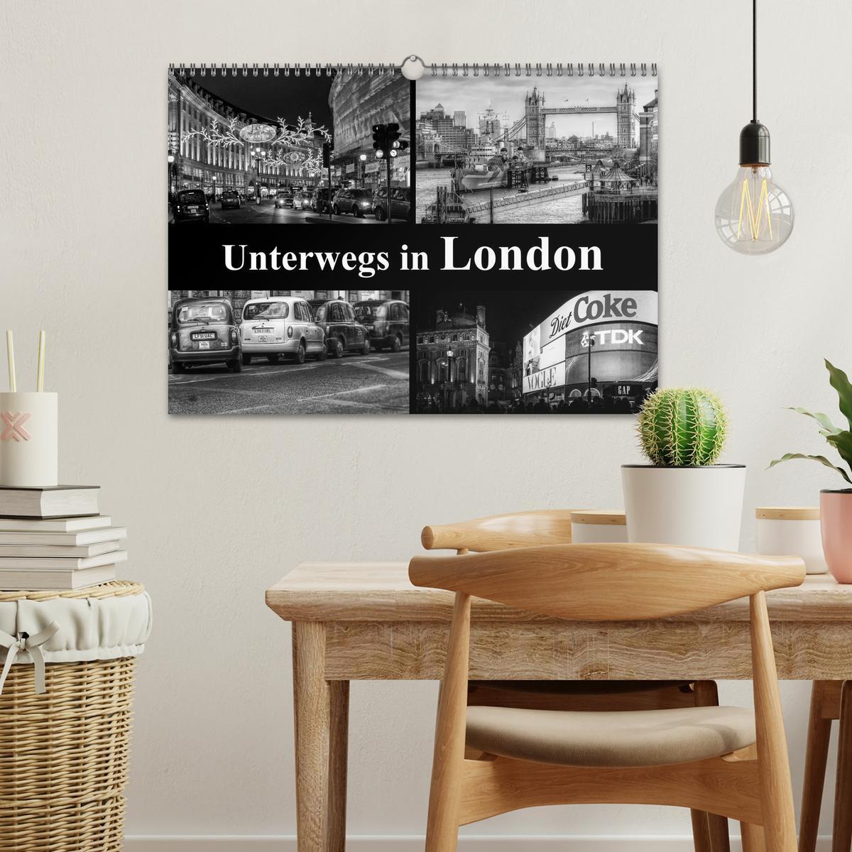 Bild: 9783435556755 | Unterwegs in London (Wandkalender 2025 DIN A3 quer), CALVENDO...