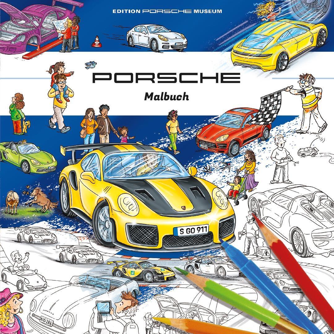Cover: 9783947188666 | Porsche Malbuch für Kinder | ab 3 Jahre | Broschüre | Deutsch | 2019