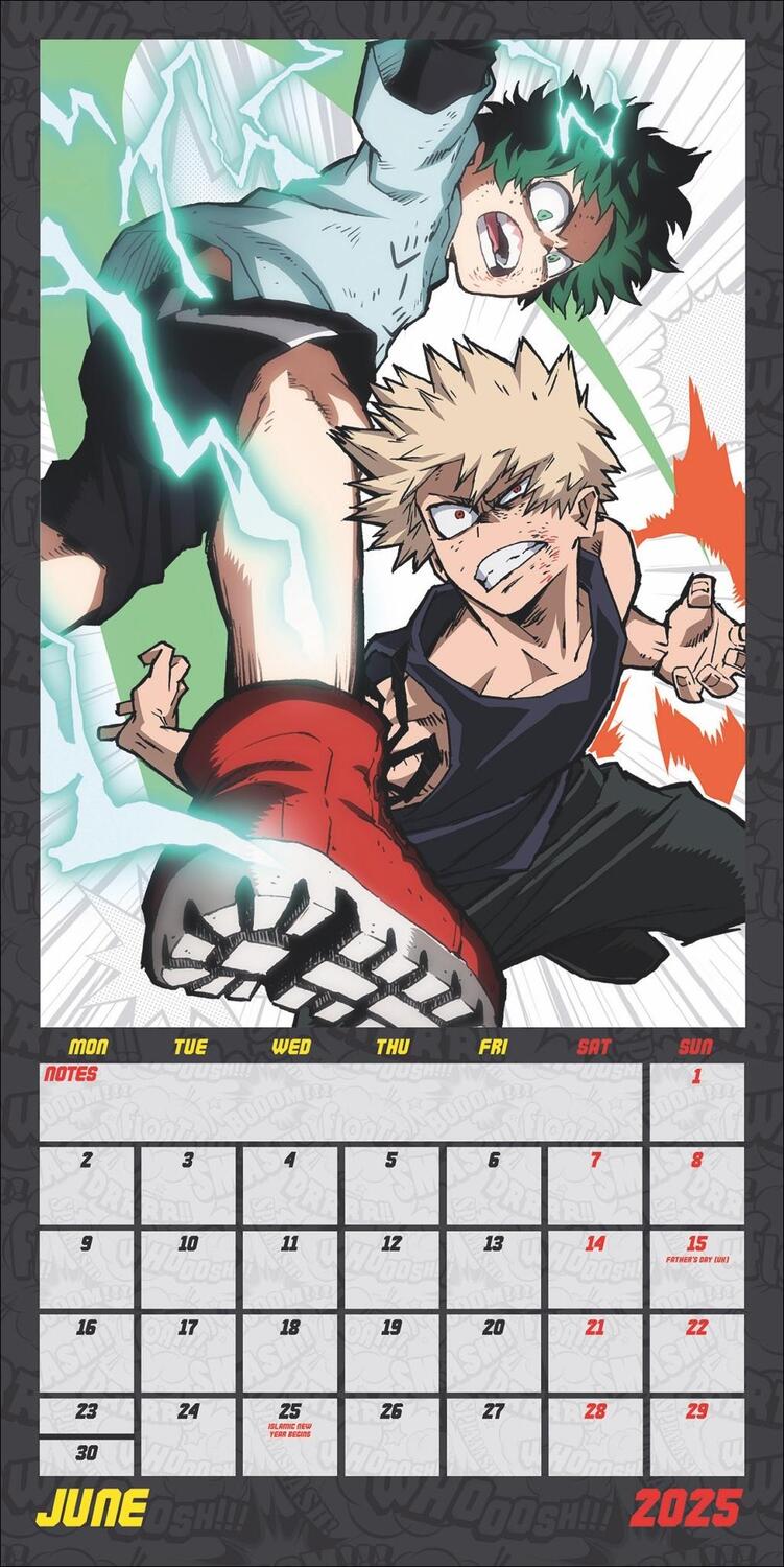 Bild: 9783840196829 | My Hero Academia Broschurkalender 2025 | Kalender | Danilo | 28 S.